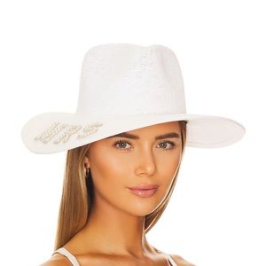 Mrs Hat in White - Nikki Beach
